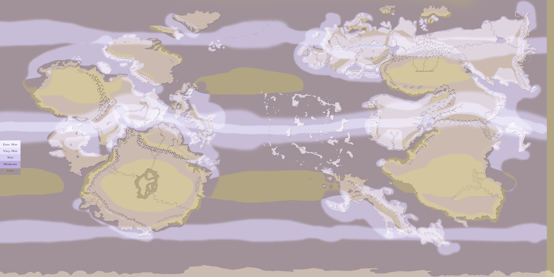 Summer season precipitation